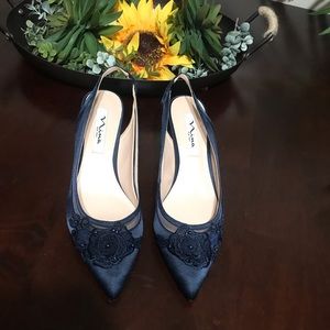 Nina Blue Heels Size 8